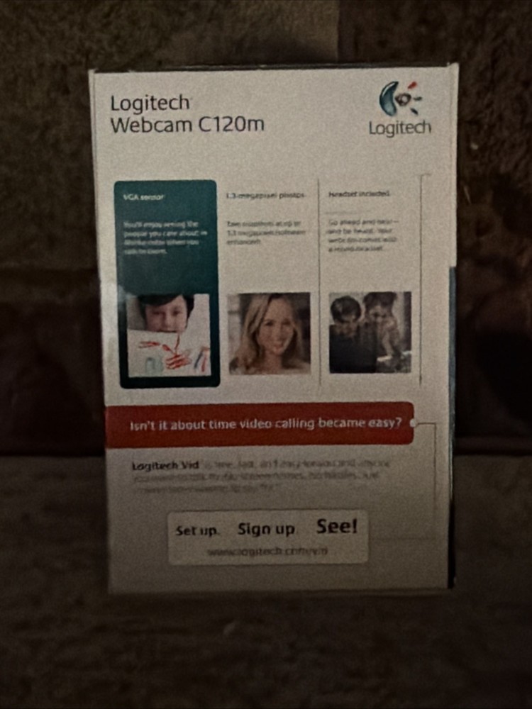 Logitech Webcam C120m - Brand New Sealed Fast Ship