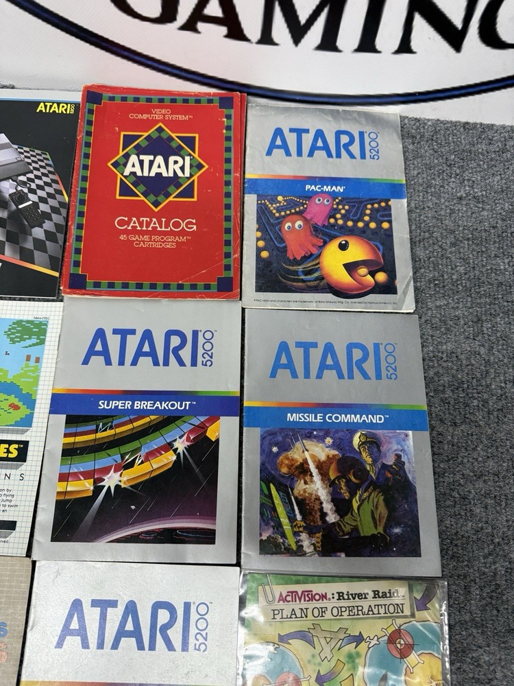 ATARI MANUALS OEM AUTHENTIC - BUY MORE & SAVE! 💲🤑🤑💸💰