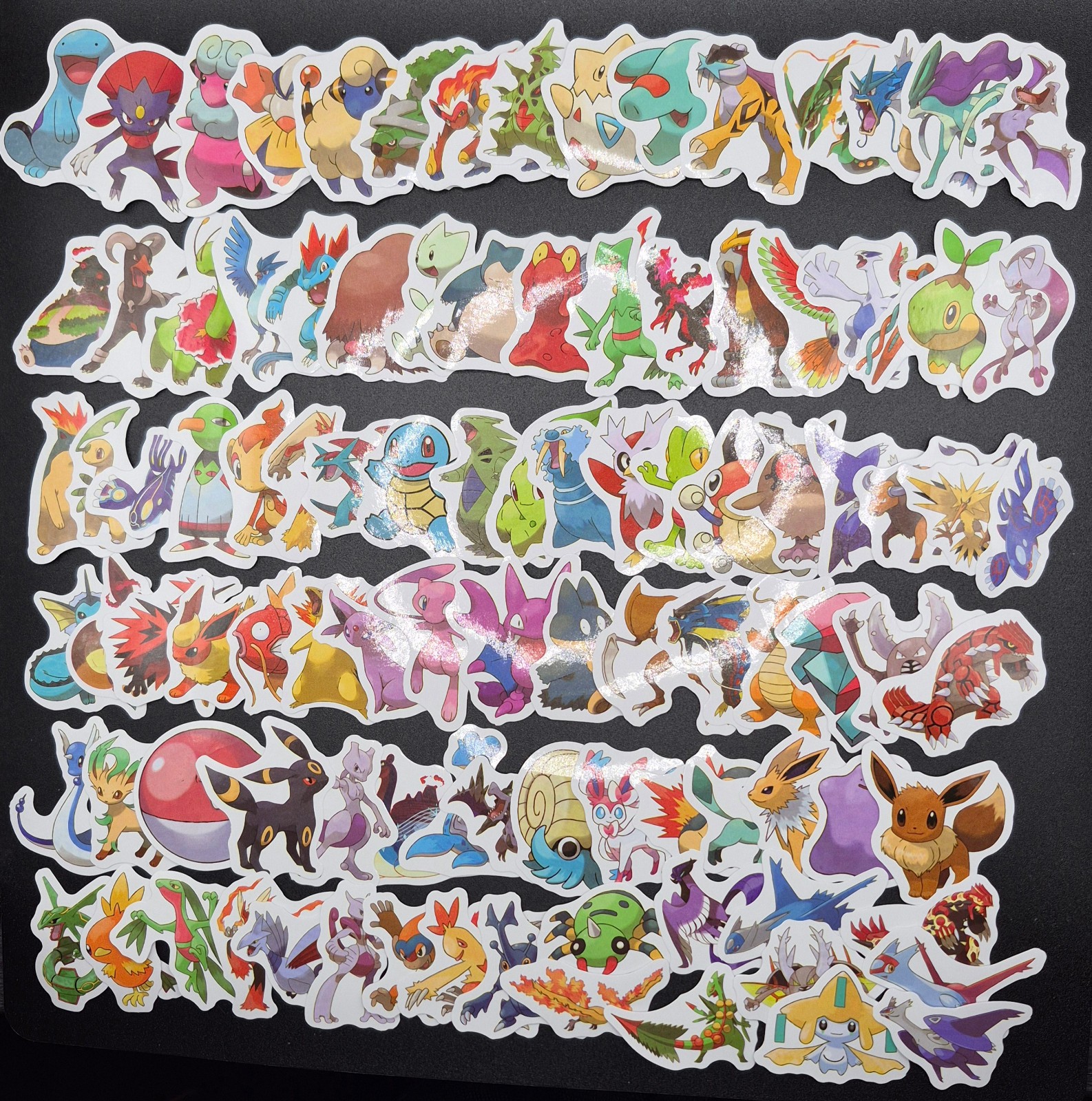 Pokemon Stickers 300 Pack Master Bundle Decal Sticker Lot Bulk - US Seller