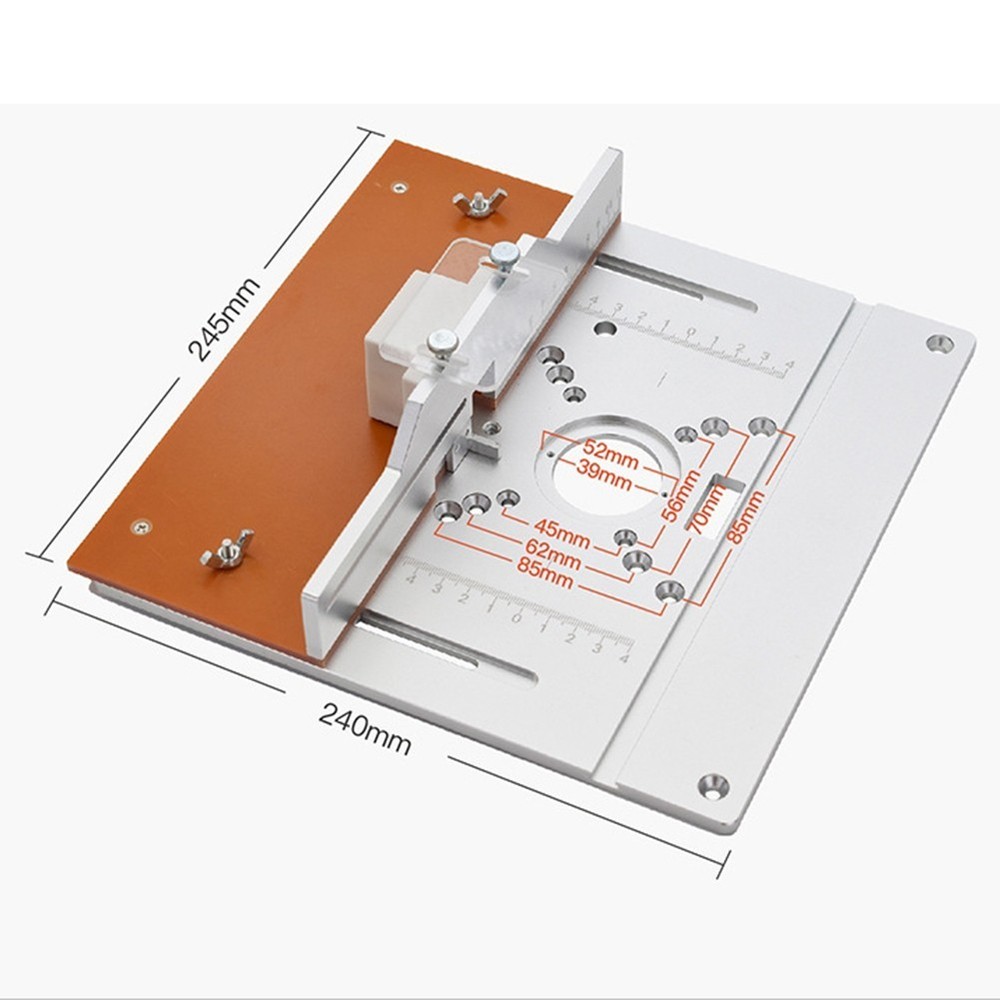 Rust Resistant Aluminium Router Table Insert Plate for Long lasting Performance