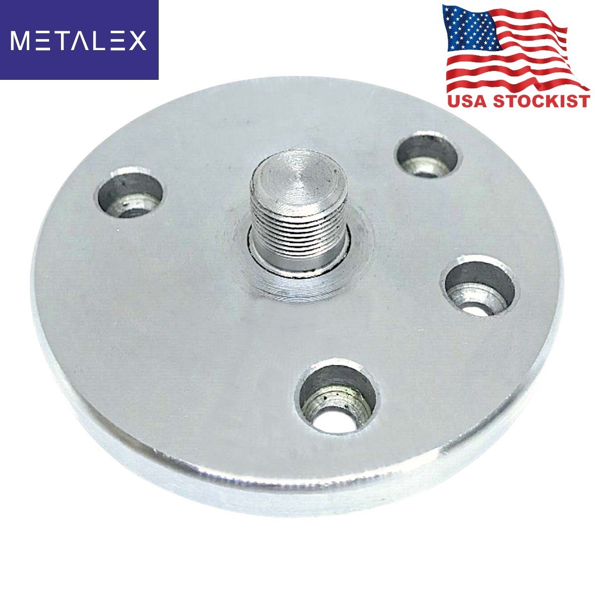 3" 4'' Rotary Table Adapter Backplate Adaptor M14x1 Thread Mounting Lathe Chucks