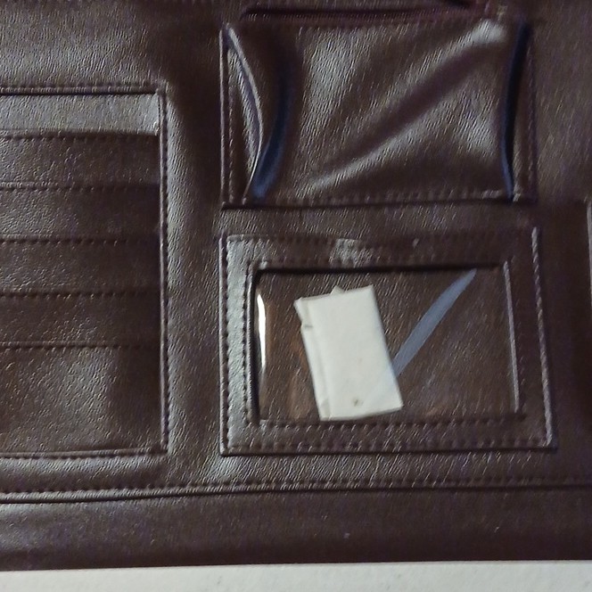 Heritage Brown Briefcase Document Case with Push Lock, Zip, Inner Pockets