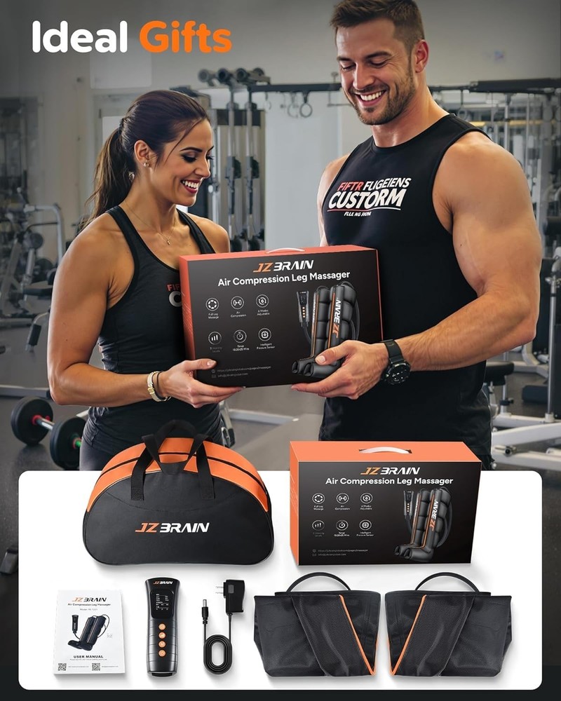 JZBRAIN Sequential Air Compression Professional Full Leg Compression Boots