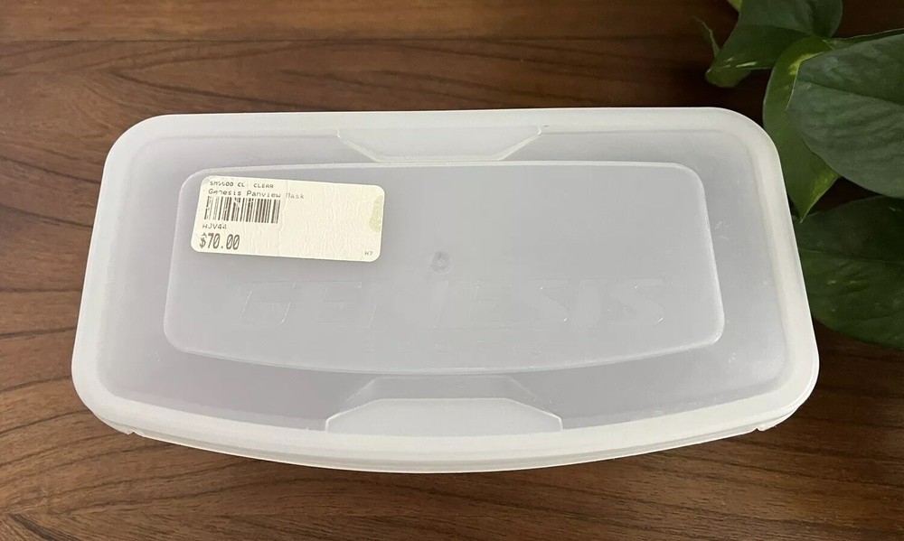 Genesis Panview Scuba Diving Mask Goggles Silicone Panoramic 4 Window with Case