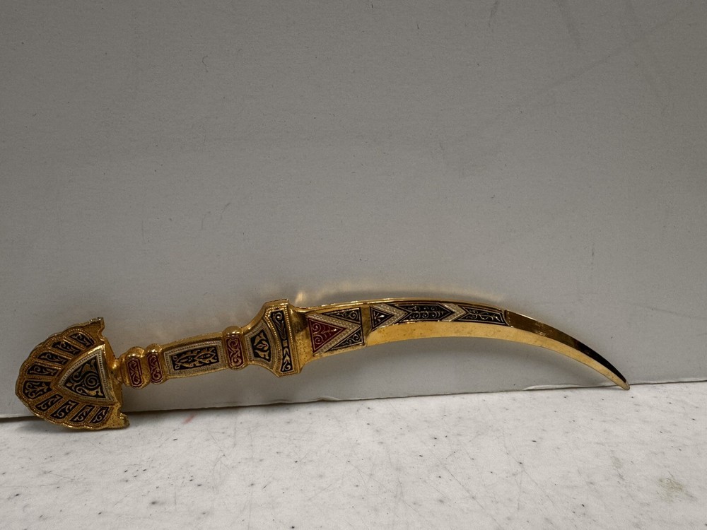 FINE ANTIQUE SPAIN DAGGER LETTER OPENER