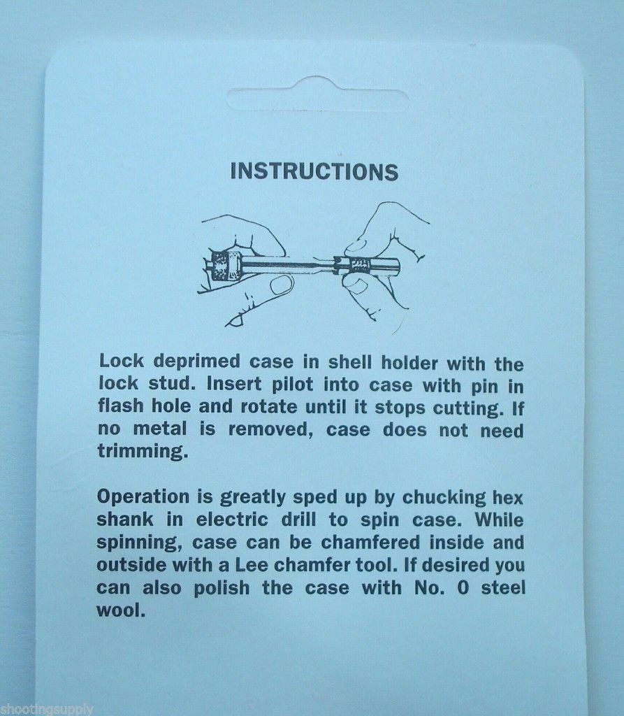 Lee 90158 Case Length Gauge & Shell Holder 357 Magnum #90158