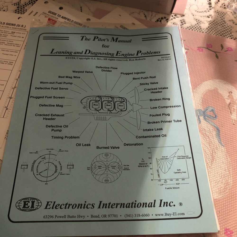 THE PILOT'S GUIDE FOR LEANING AND DIAGNOSING AIRCRAFT ENGINE PROBLEMS