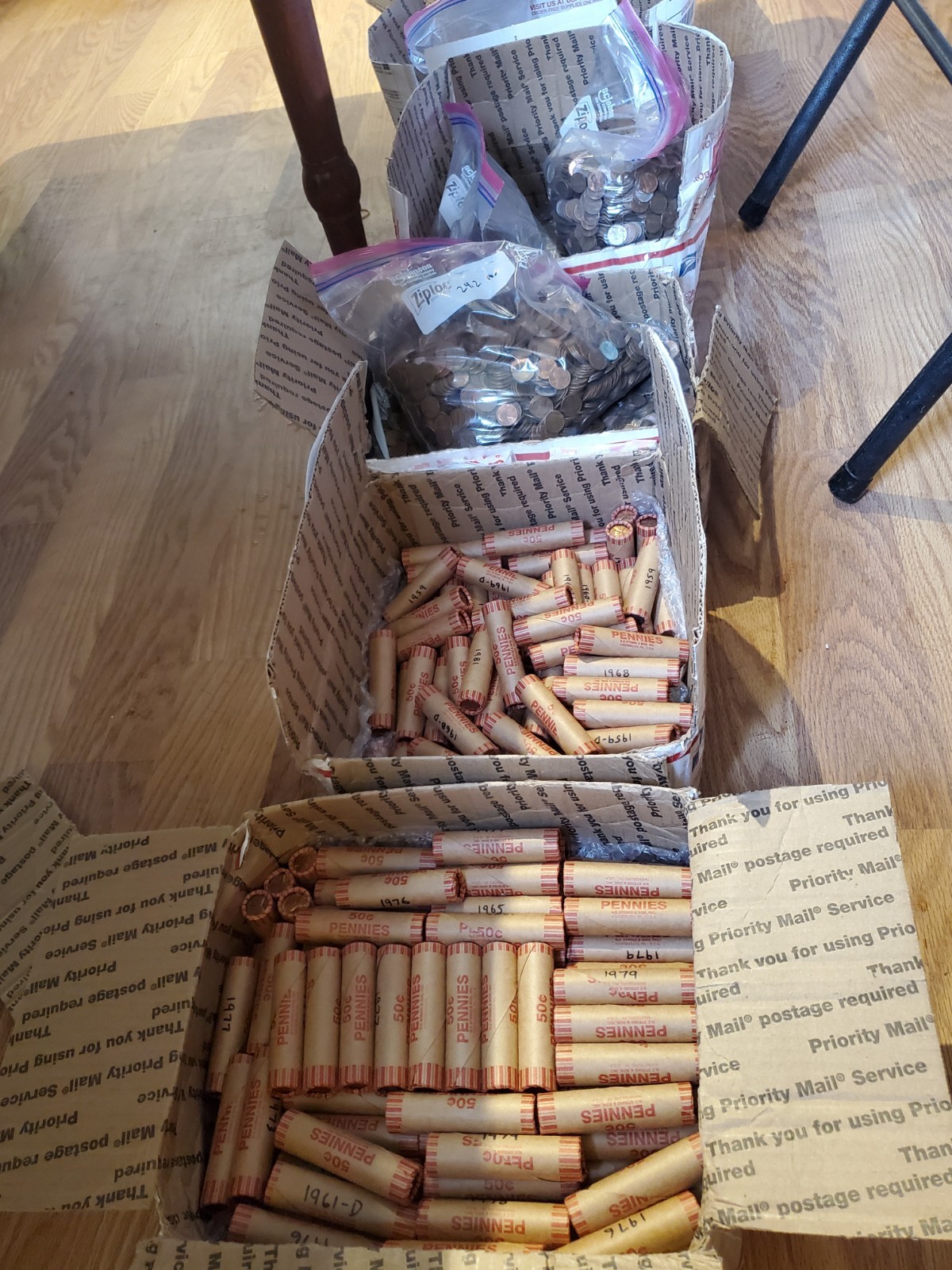 BULK REDUCED PRICE! Pre-1982 Copper Pennies: 95 percent Pure Lincoln Memorial