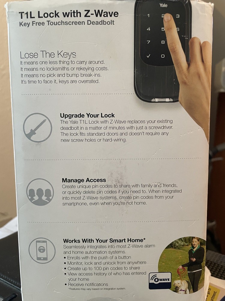 Yale T1L Lock with Z-Wave