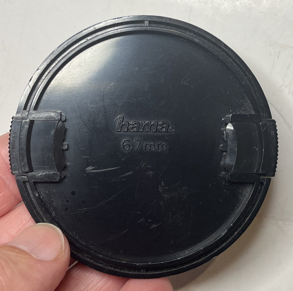 Vintage Hama 67mm Front Lens Cover Cap Snap on