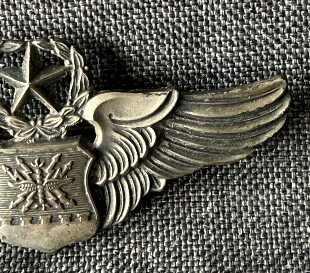 Vintage Sterling US Air Force Command Pilot Master Navigator Observer Wings