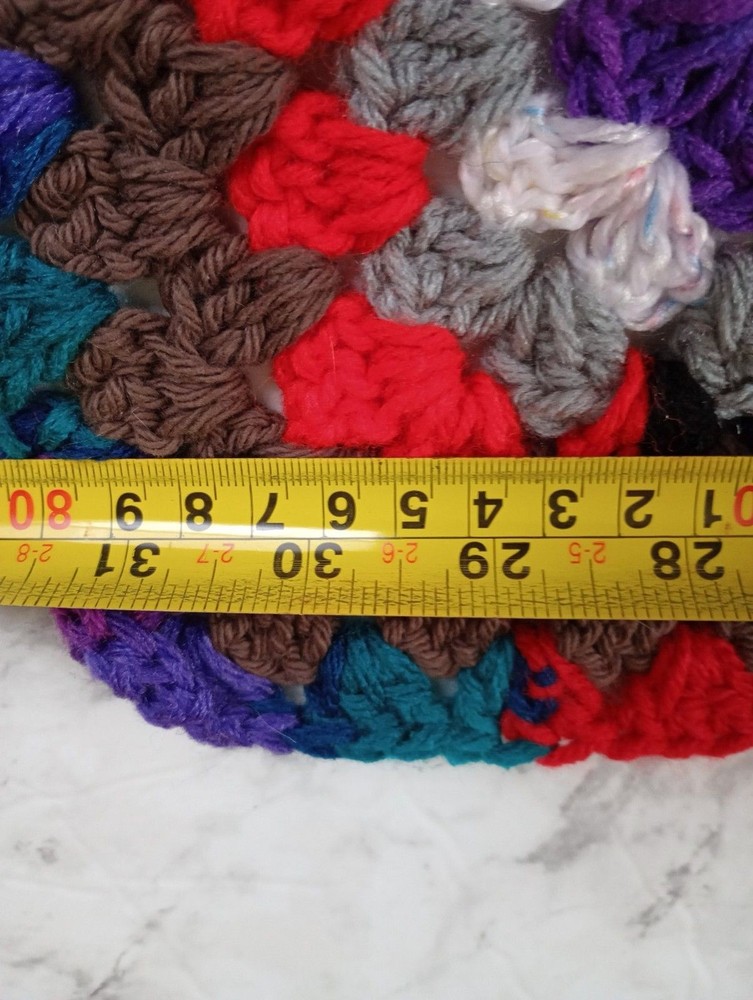 Handmade Crochet Small Blanket 31x31