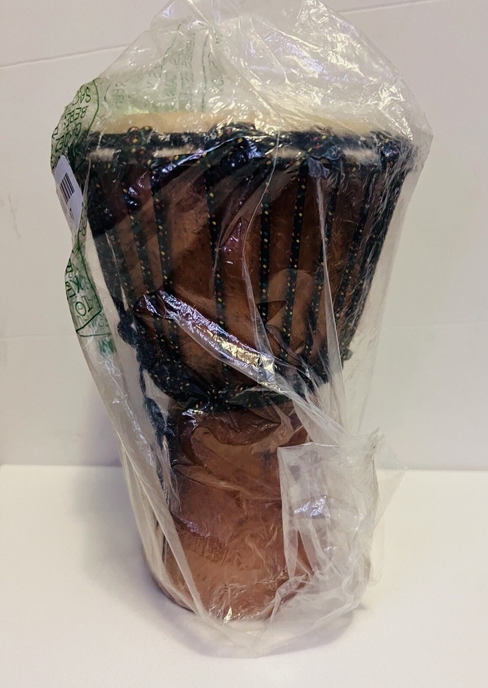 New Terre Djembe Beginner Plain,10" tall, 5-6" head