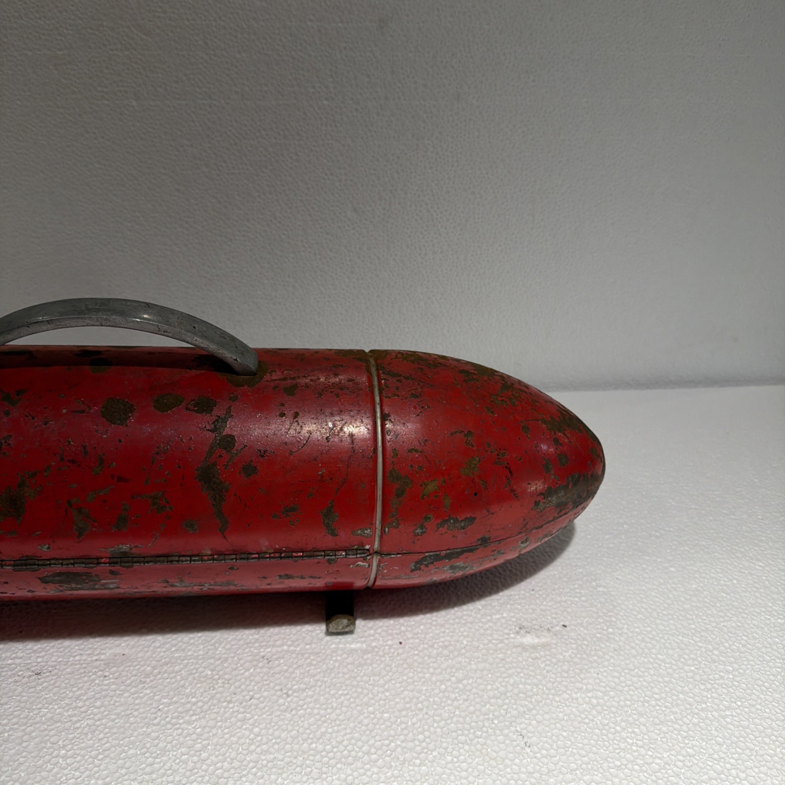 Vintage Blackhawk Torpedo Tool Box Garage Tools Hot Rod Red Rocket Style 1950's