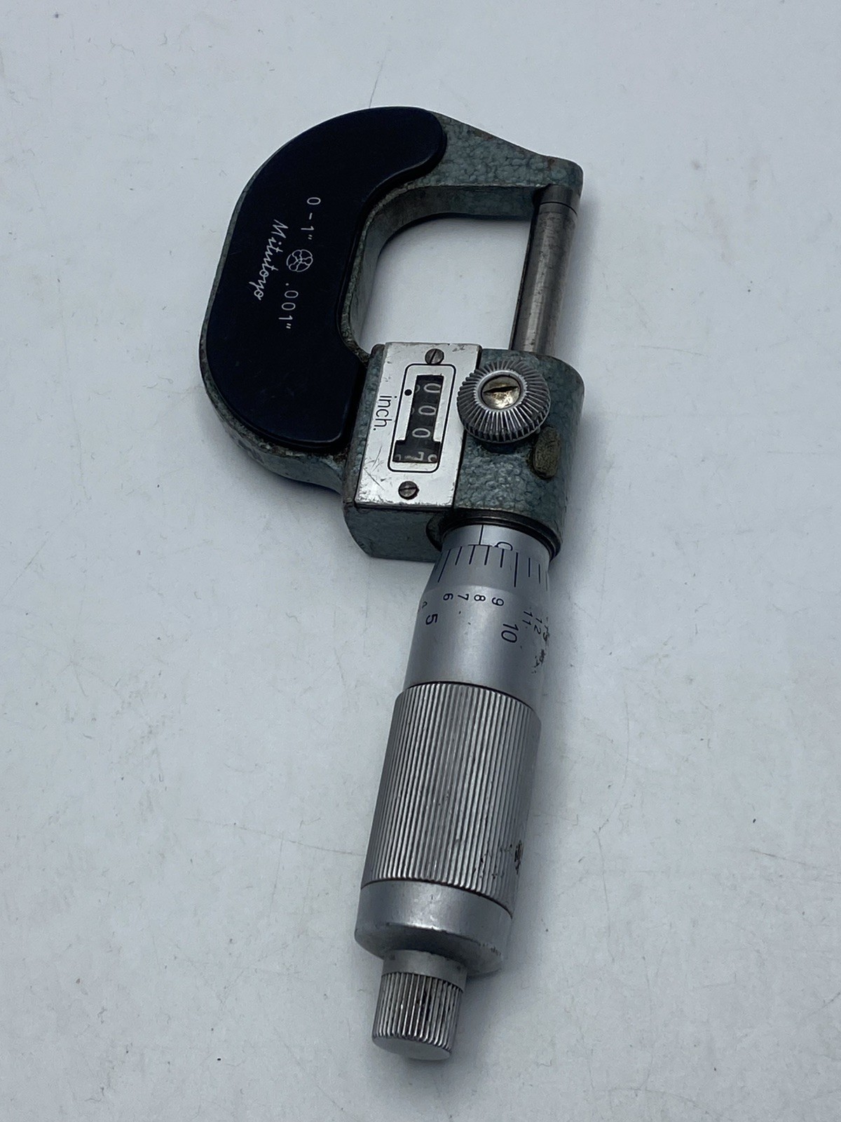 Mitutoyo 193-201 Rolling Digital Outside Micrometer, 0-1" Range