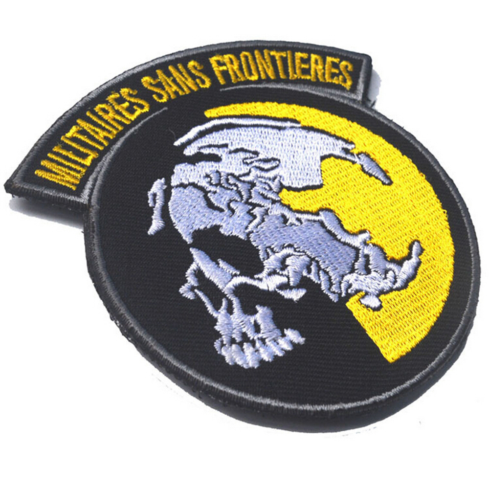 METAL GEAR SOLID MGS PEACE WALKER MILITAIRES SANS FRONTIERES HOOK LOOP PATCH