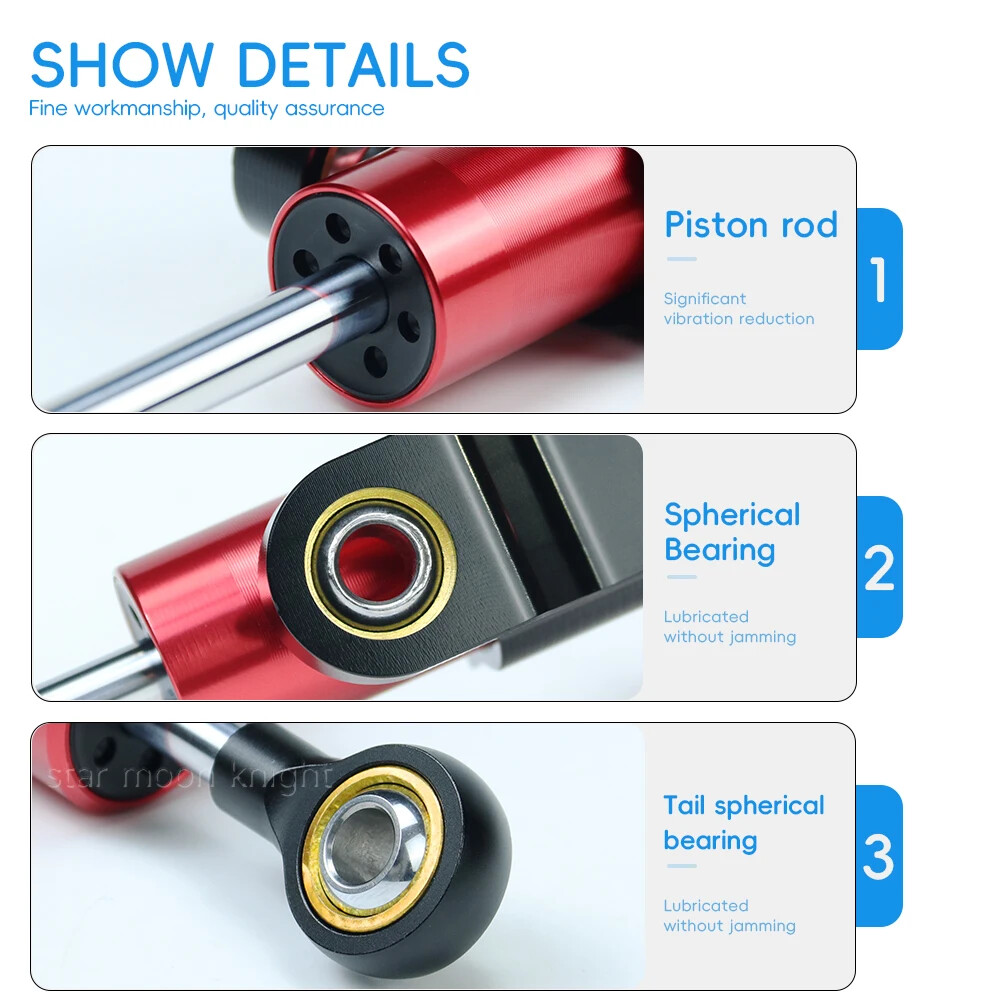 Motorcycle Steering Damper Stabilizer Bracket Kit For Ducati Hyperstrada 821 939