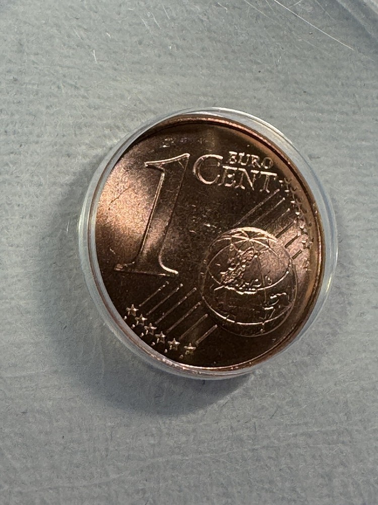 2002 Luxembourg 1 Cent Graded MS 65 RD by ANACS