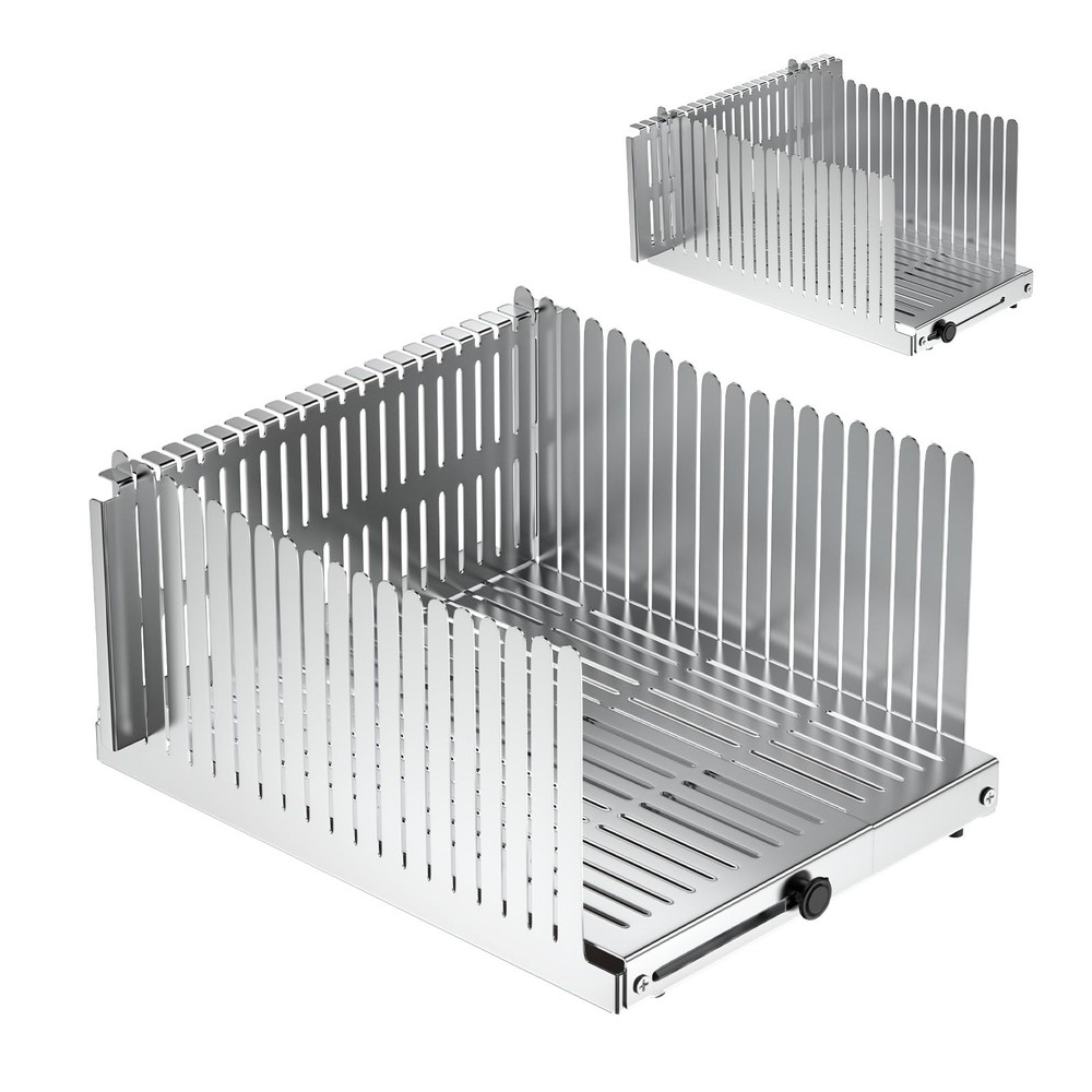 Stainless steel Bread Slicer for Homemade Bread,Adjustable Width,Foldable Com...
