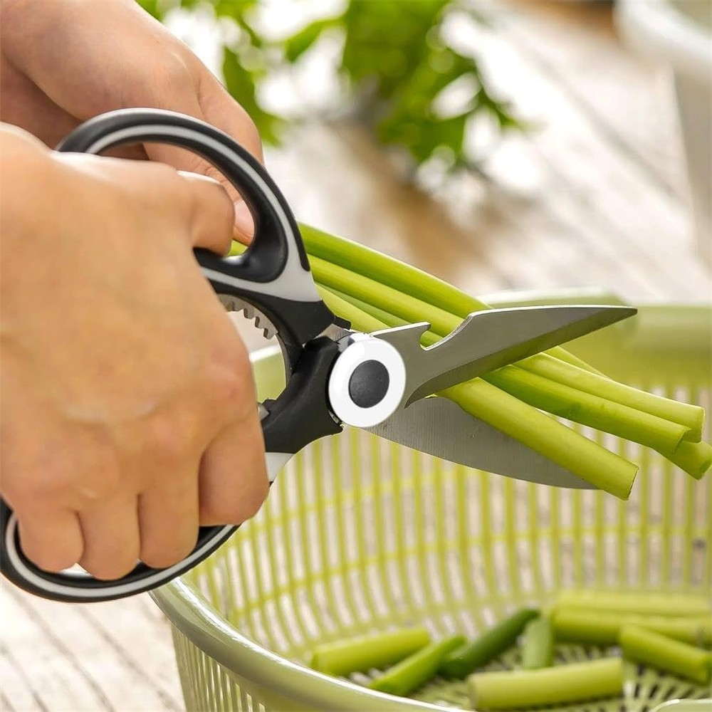 2× Kitchen Scissors Heavy Duty Premium Sharp Kitchen Shears Food, Fish, Bones US