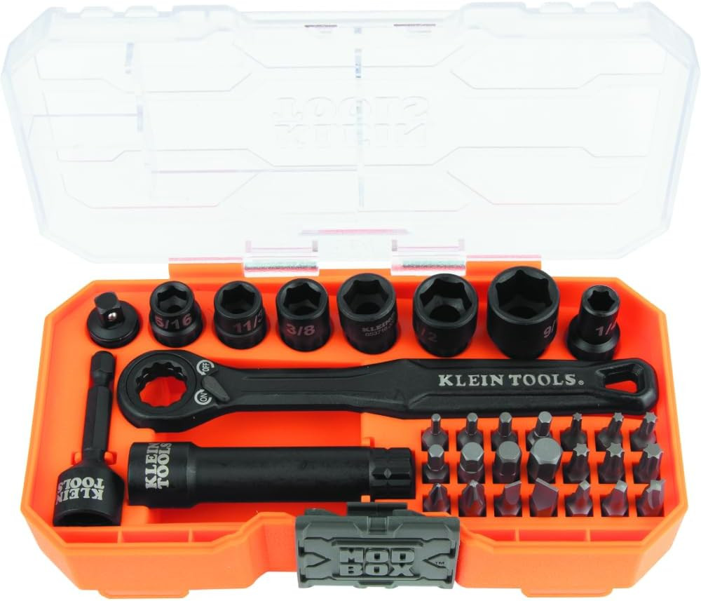 15-Piece & 32-Piece Pass-Through Socket Sets with Cases & Accessories