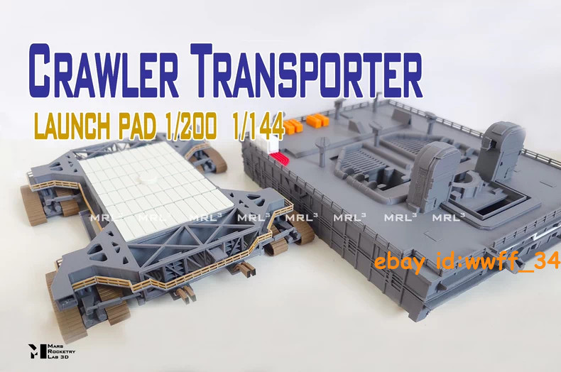 1/200 Space Shuttle Crawler Transporter Launching Platform 3D Printed Model New