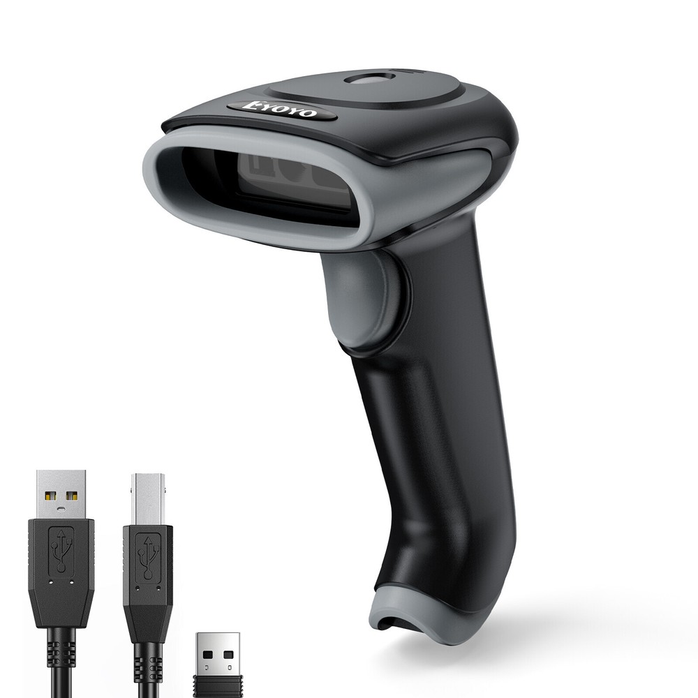 Eyoyo 2D 1D QR Code Barcode Scanner Automatic Fast Precise scanning for Phone PC