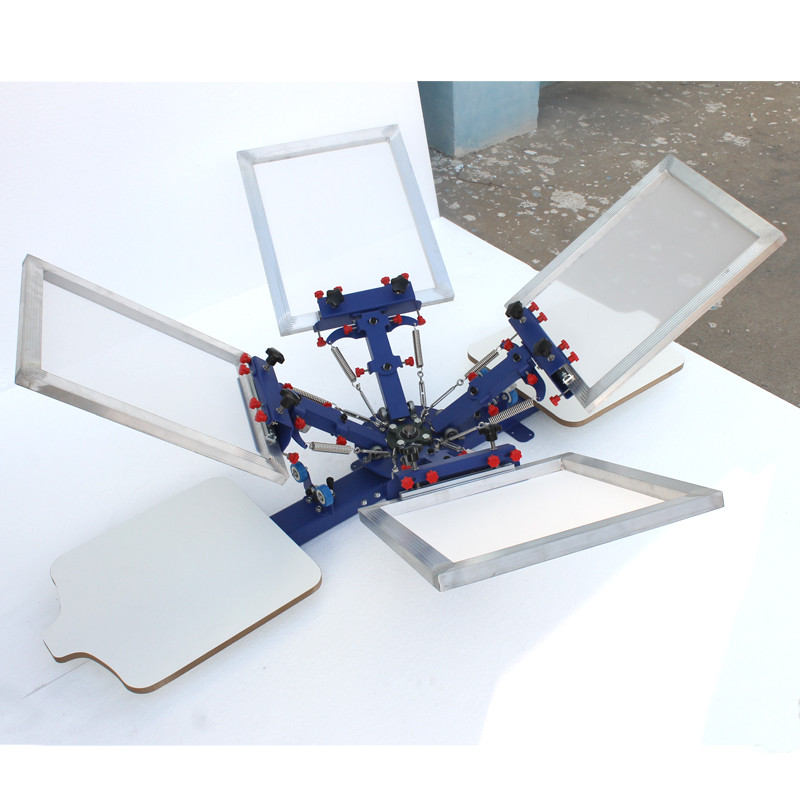 Start Hobby 4 Color Screen Printing Machine & Materials Kit ink Squeegee Machine