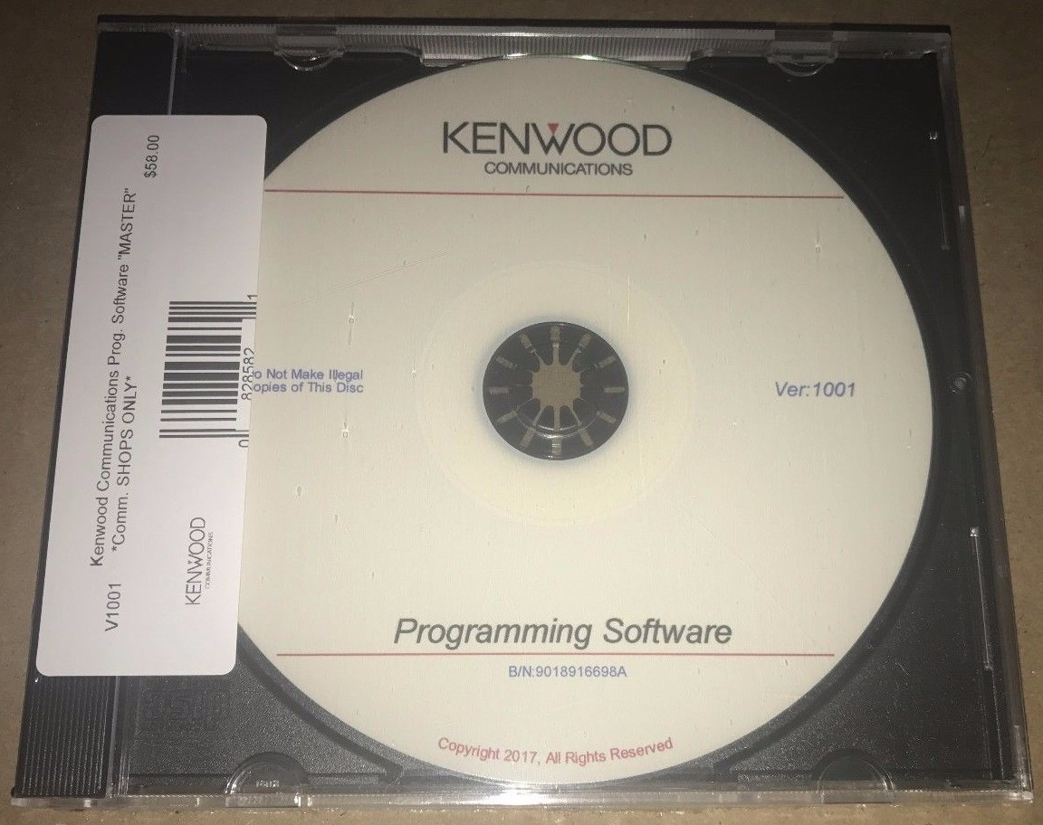 Kenwood Communications KPG Radio Programming Master CD Perfect For Radio Shops!