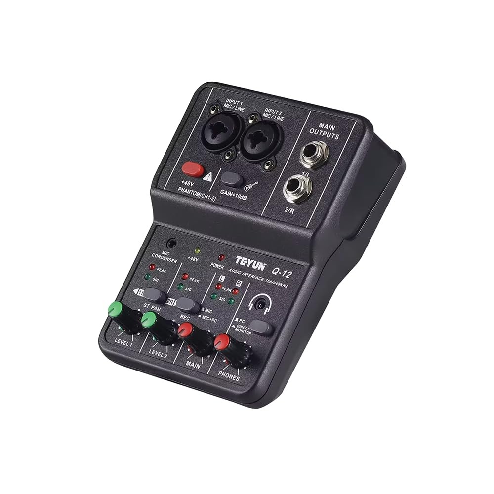 USB Audio Interface for PC,Interface for Recording Music Computer Recording A...