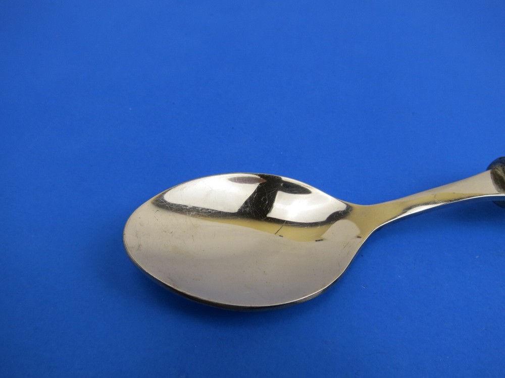Godinger PLUME Silverplated Ribbed Tip Oval Soup Spoon
