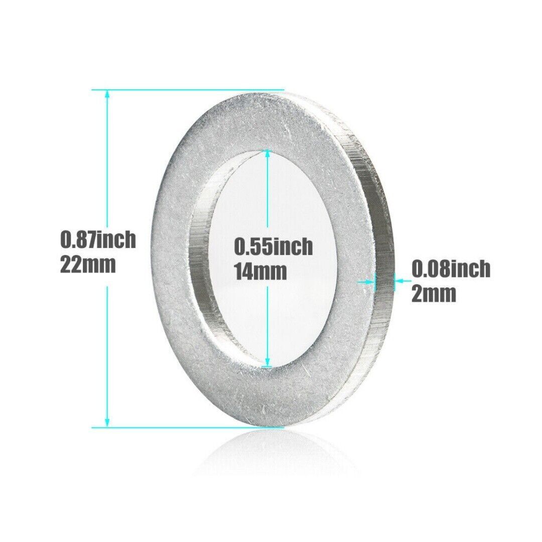 New 20x Oil Pan Drain Plug Washers Gaskets 21513-23001 For Hyundai Kia