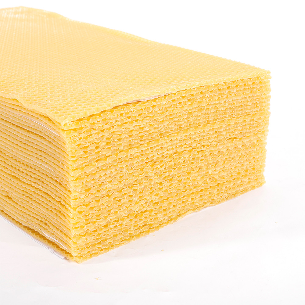 30pc Honeycomb Sheets Bee Wax Foundation Beehive Frames for Beekeeping Brood Box