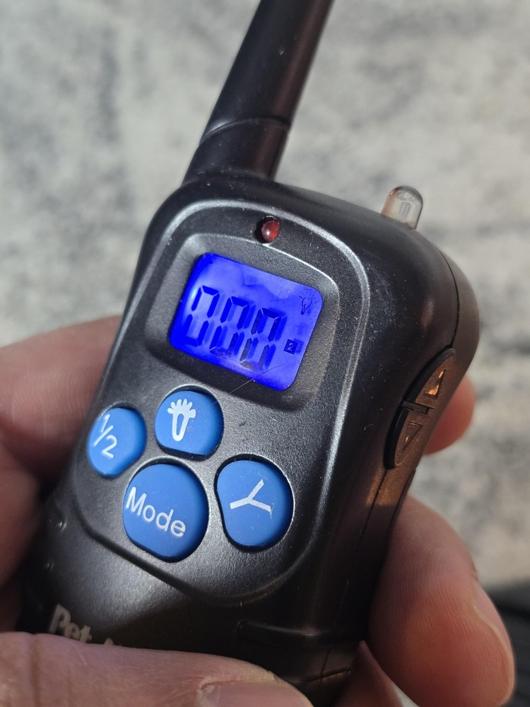 Petrainer Dog Training Remote Transmitter Black Replacement Multiple Modes LCD