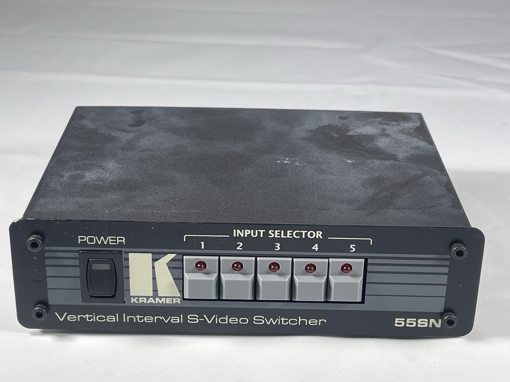 Kramer Vertical Interval S-Video Switcher 55SN - Untested