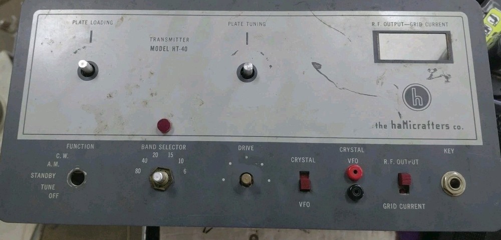 Hallicrafters HT-40 Face plate