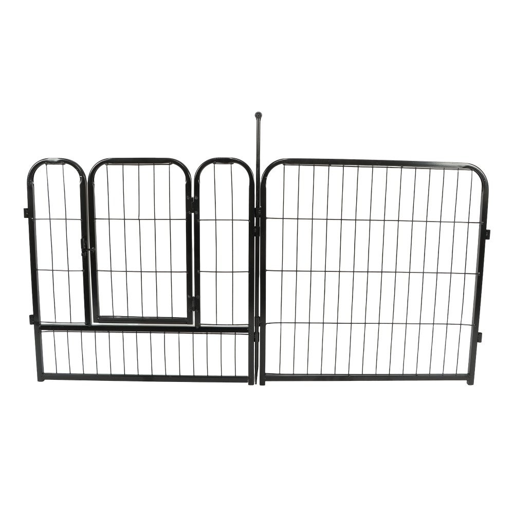 Dog Playpen 24 Inch 16 Panels Heavy Duty Metal Pet Exercise Pen Indoor Outdoor