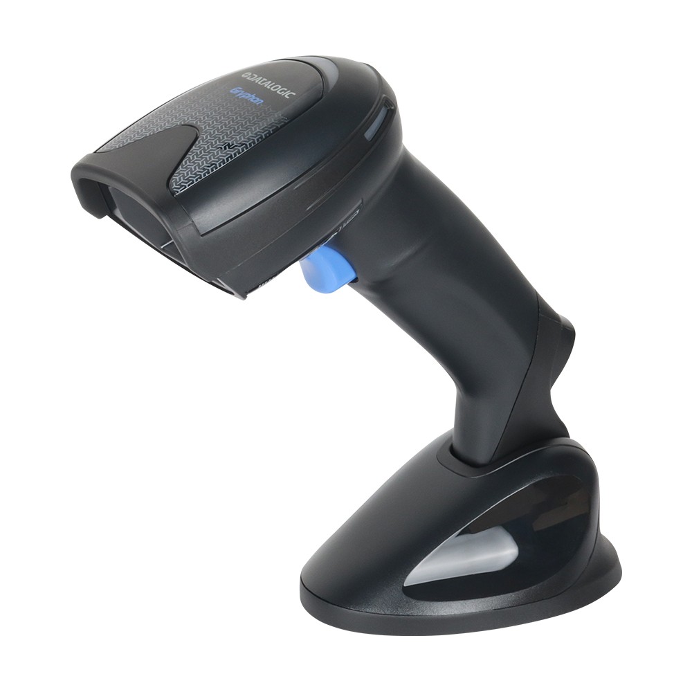 Datalogic Barcode Scanner Reader W/ Base 2D Gryphon Handheld Cable GD4590-BK-B