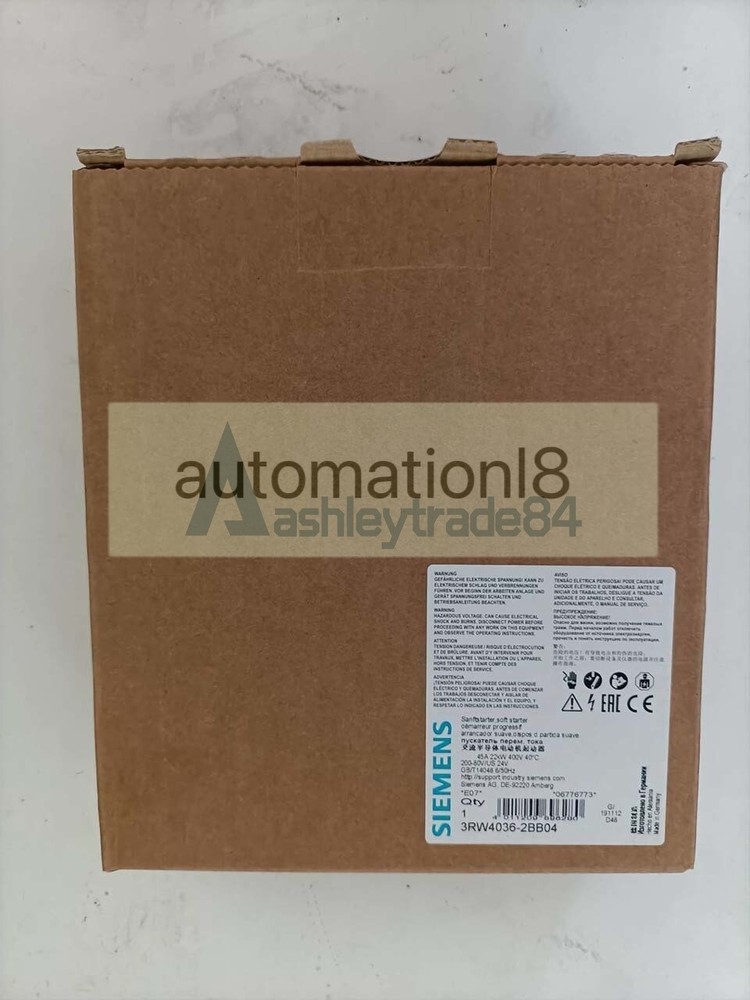 1PCS NEW SIEMENS soft starter 3RW4036-2BB04