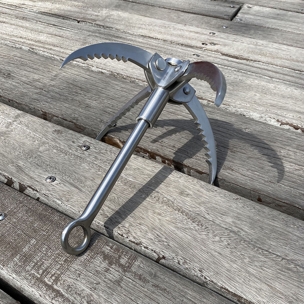Grappling Hook Folding Survival Claw Multifunctional Stainless Steel For Outdoor