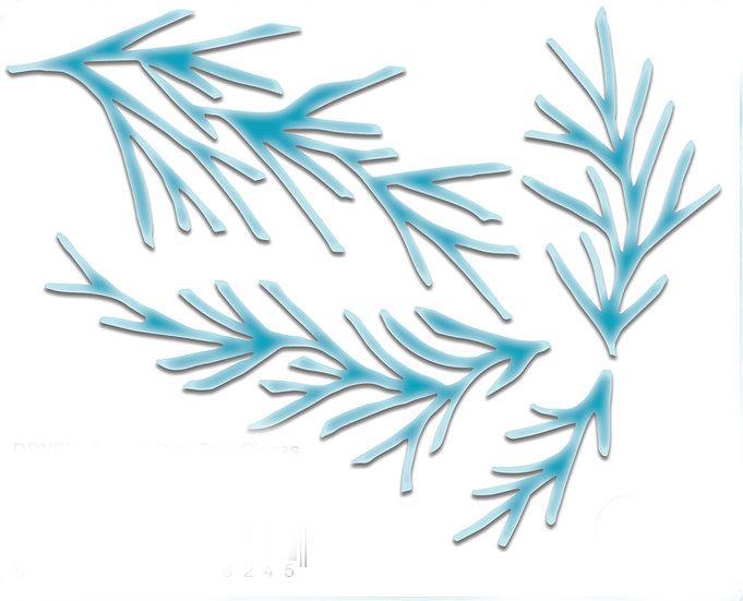 CraftbuddyUS DBX08 Pine Tree Pieces Four Die Cut