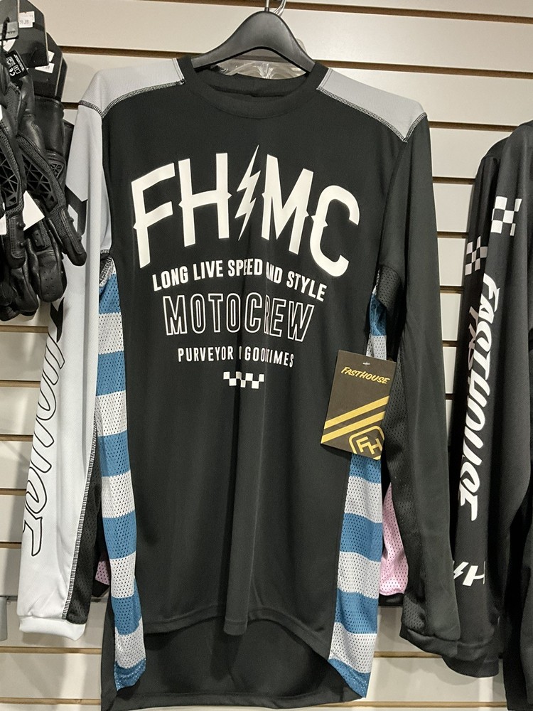 Grindhouse Cypher Jersey - Black/Silver - Medium