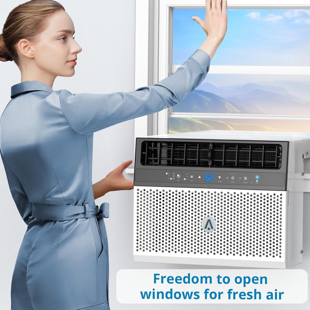 8000 BTU Window Air Conditioner,ac window unit with Remote Control