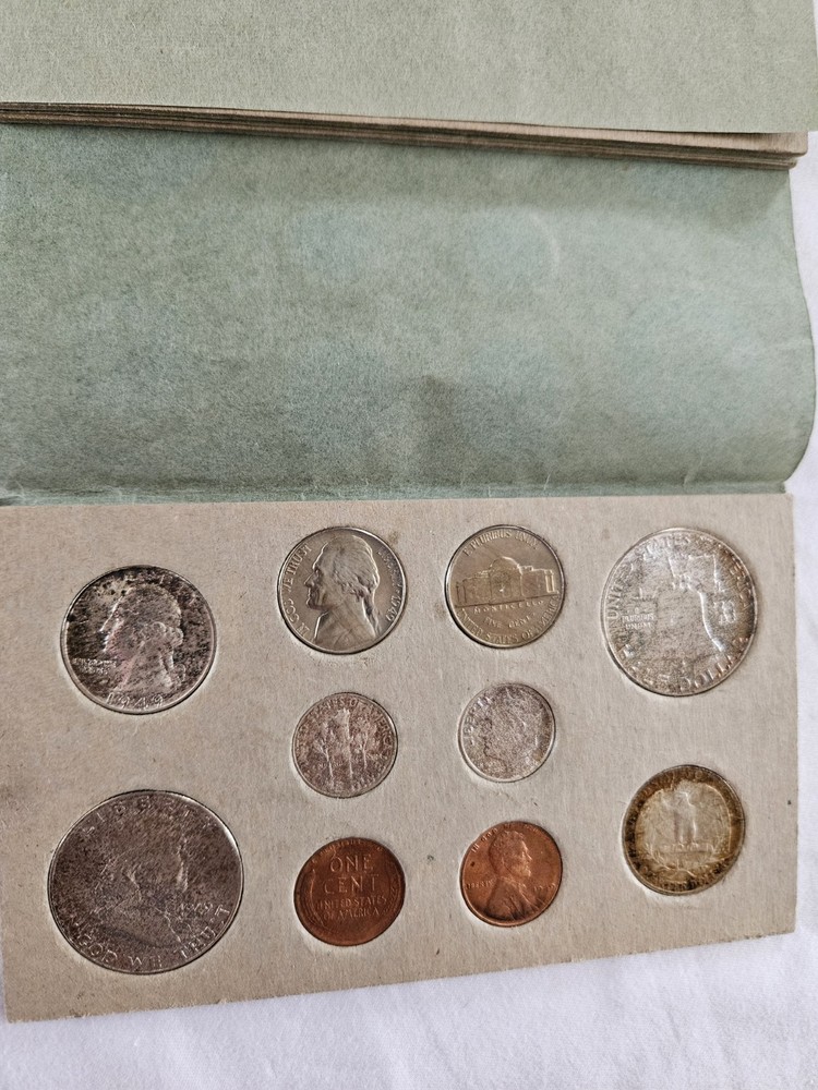 1949 US Double Mint Set PDS Nice Toning Original Packaging UNC