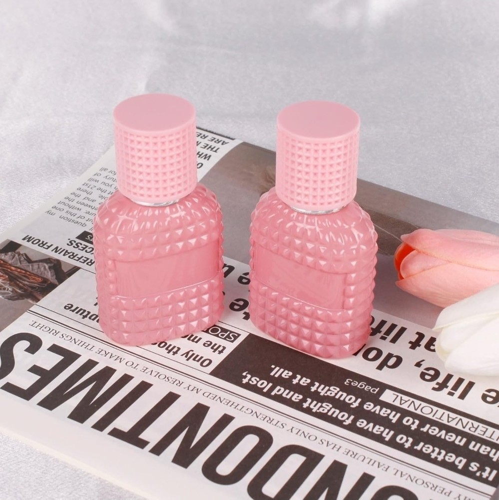 2 Pack 30ml Perfume Spray Bottles Empty, Refillable Glass Fine Mist Atomizer,...