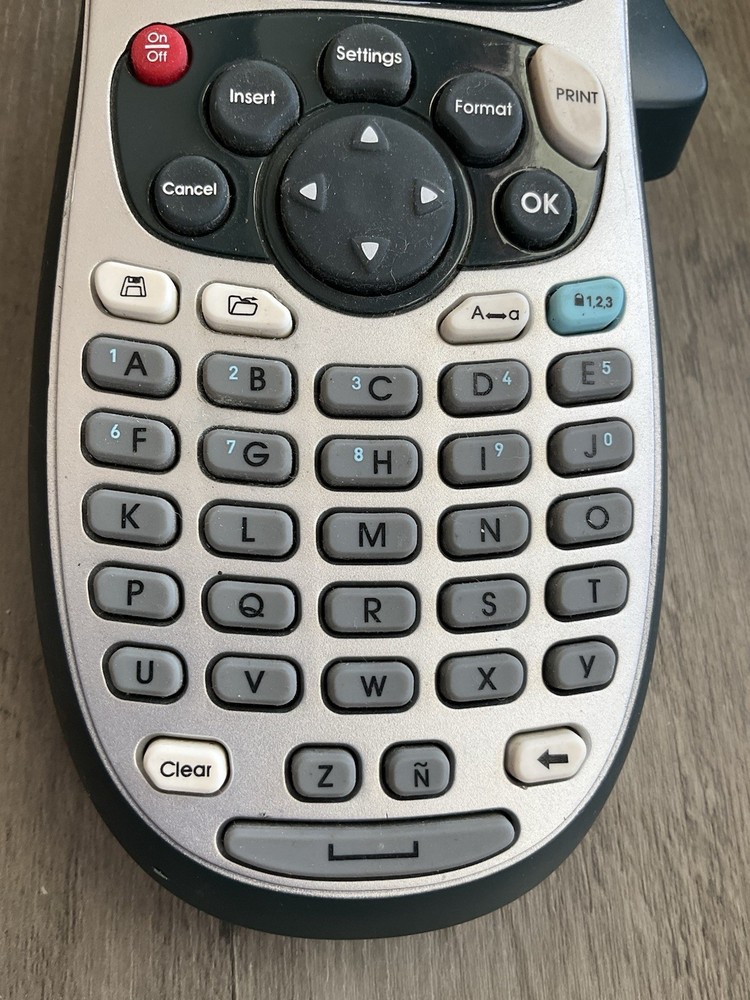 DYMO Portable Printer Handheld Label Maker Black Silver Letratag