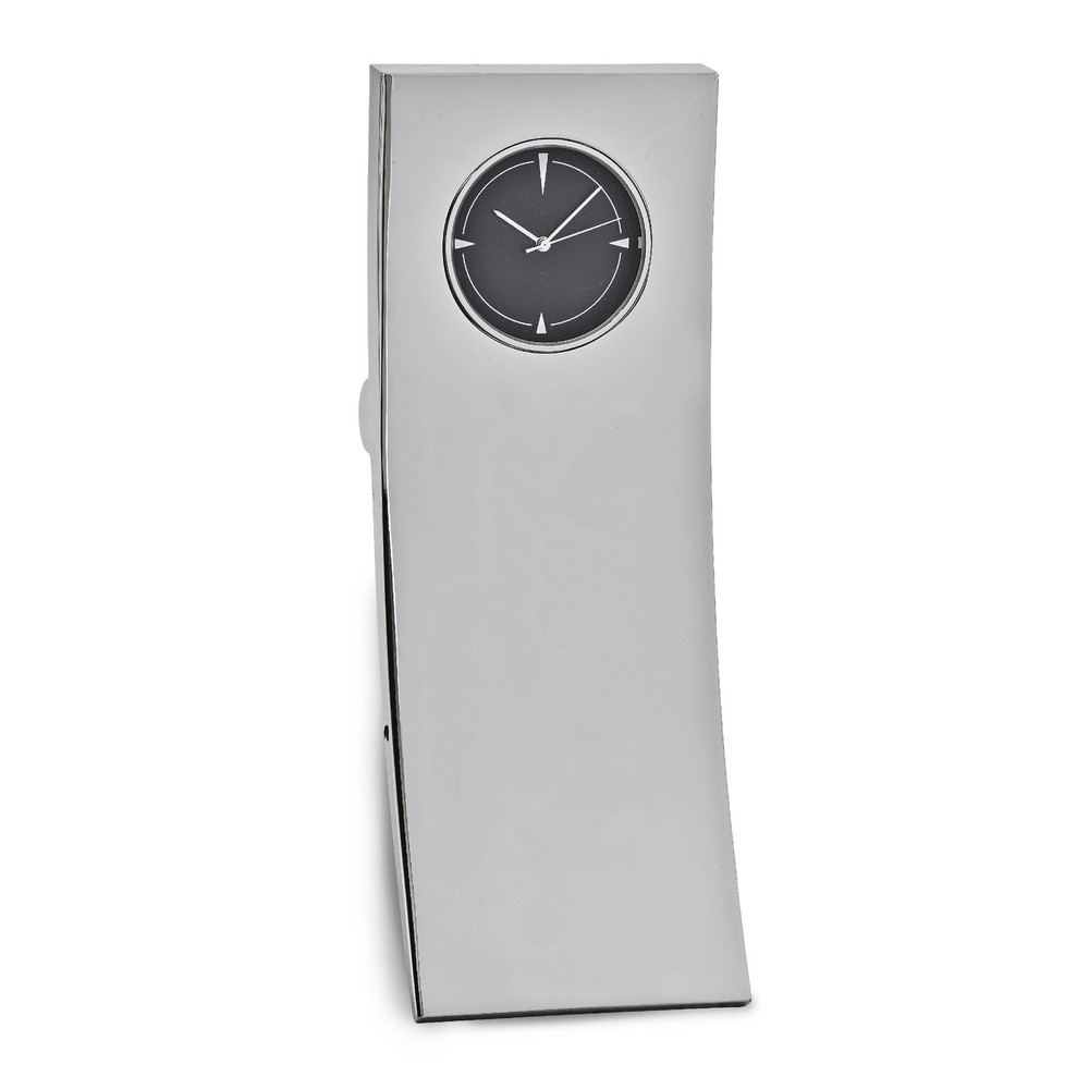 Silver-tone Rectangle Desk Clock GM16874