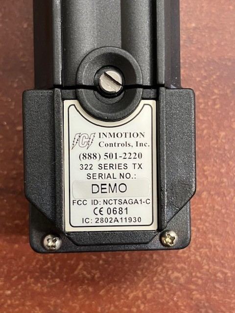 Inmotion DEMO UNIT Wireless Hoist Crane Control Remote