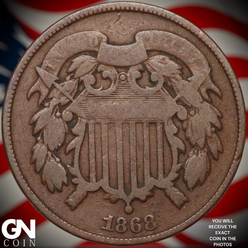 1868 2 Cent Piece B0593