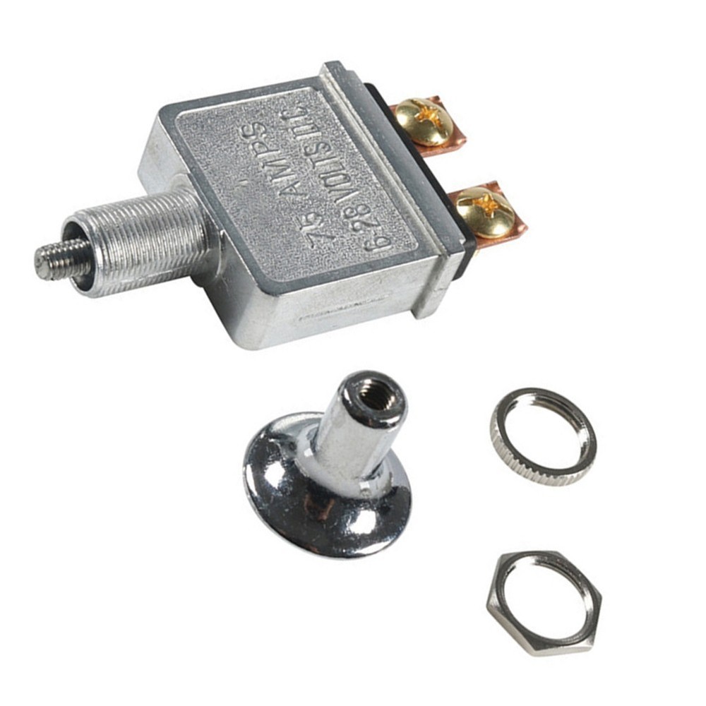 Push Pull Switch 2 Pack 75 Amp 628V DC SPST 2 Position with Spade Terminals